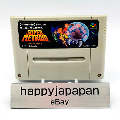 Nintendo Super Famicom Video Games Super Metroid SFC SNES SHVC-RI ...