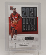 2021 USMAN GARUBA #23 PANINI CONTENDERS DRAFT CLASS ROOKIE RC ROCKETS NBA CARD