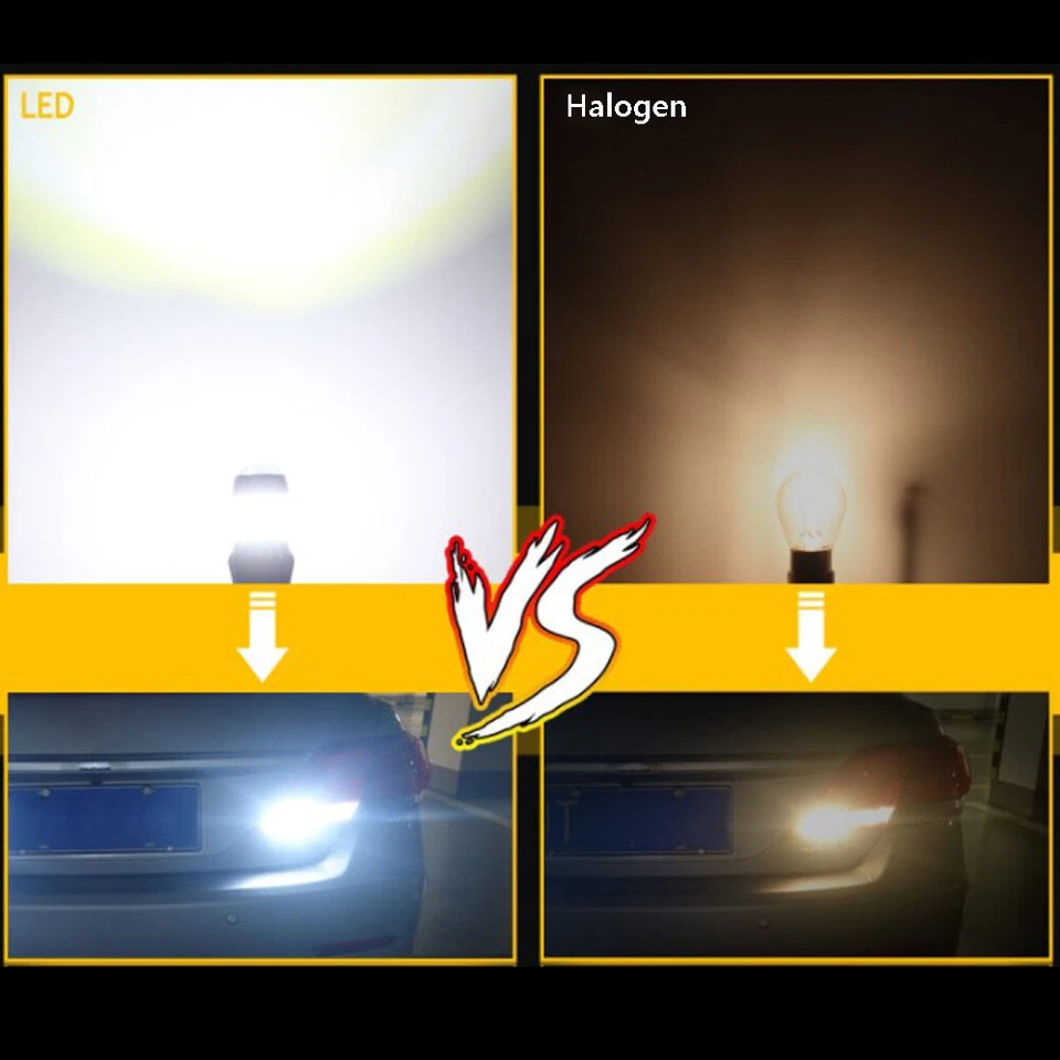 2x 921 T15 Canbus 6000K White Backup Reverse LED 12V Light Bulbs Projector Lens - Image 2 of 4