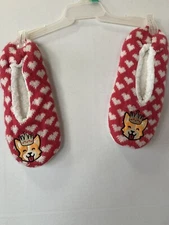 Sketchers Fuzzy Sherpa Slippers Holiday Christmas Season Women 7/8