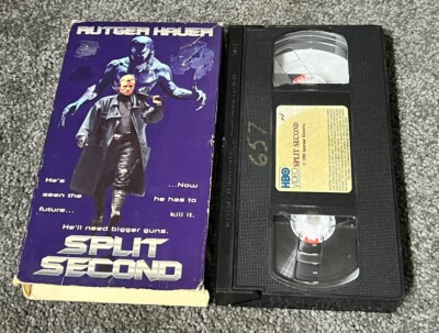 Split Second (VHS, 1992) HBO Video Rutger Hauer Science Fiction Horror Thriller