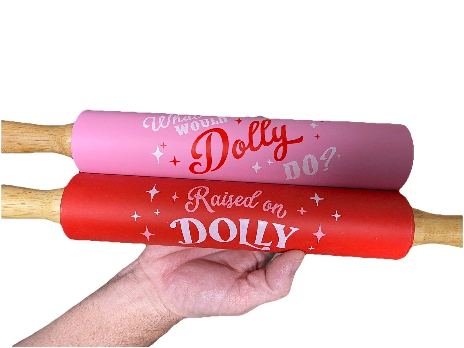 Dolly Parton Silicone Butterfly What Would Dolly Do Rolling Pin 16.75", Get Both