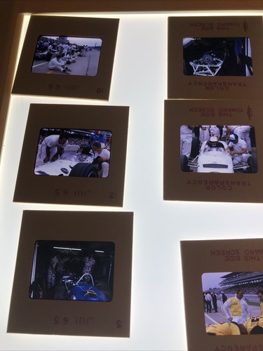Vintage Indianapolis 500 Photo 35mm slides 12 Of Them 1965 #2 - Picture 2 of 4