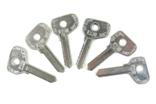 Curtis FT-38 Automobile Key Blank Lot of 6pcs NOS