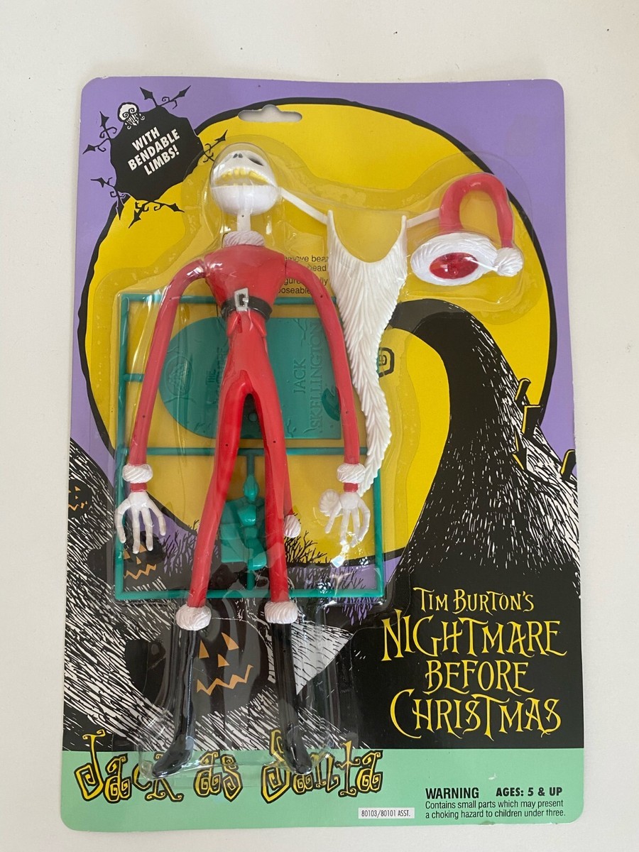 1993 Tim Burtons Hasbro Nightmare Before Christmas Jack as Santa