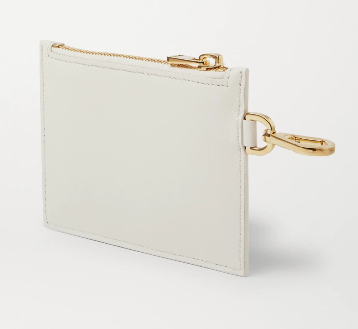 TOM FORD Leather Zip-Around Keyring Wallet