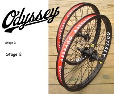 20in Odyssey Stage-2 Wheel Set Front 38 Or Rear 9t Lhd 14mm 36h Black