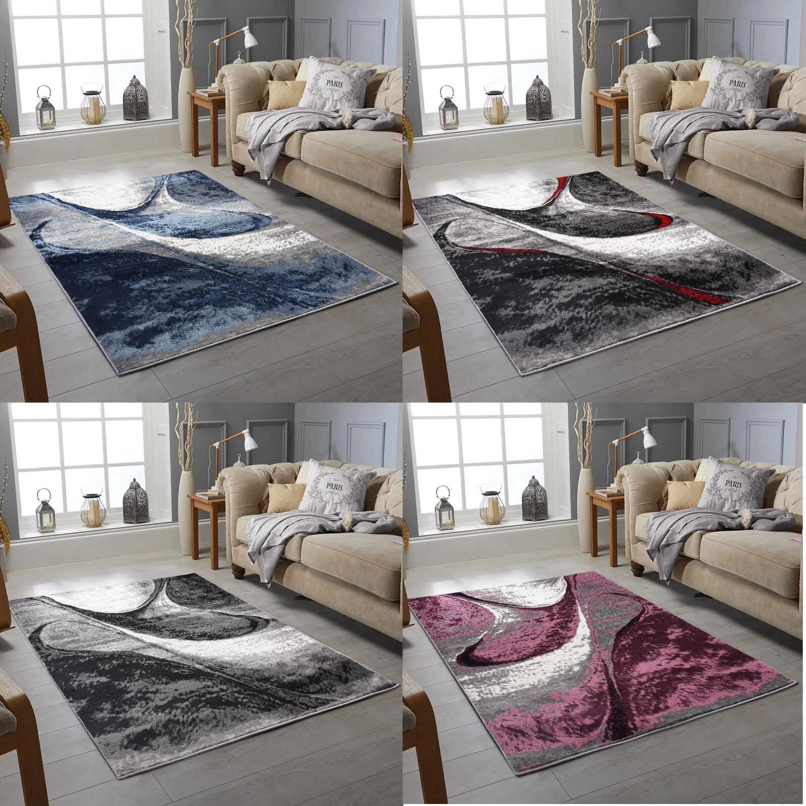 Modern Large Rugs For Living Room Bedroom Carpet Hallway Runner Rug Floor Mats
Opens in a new window