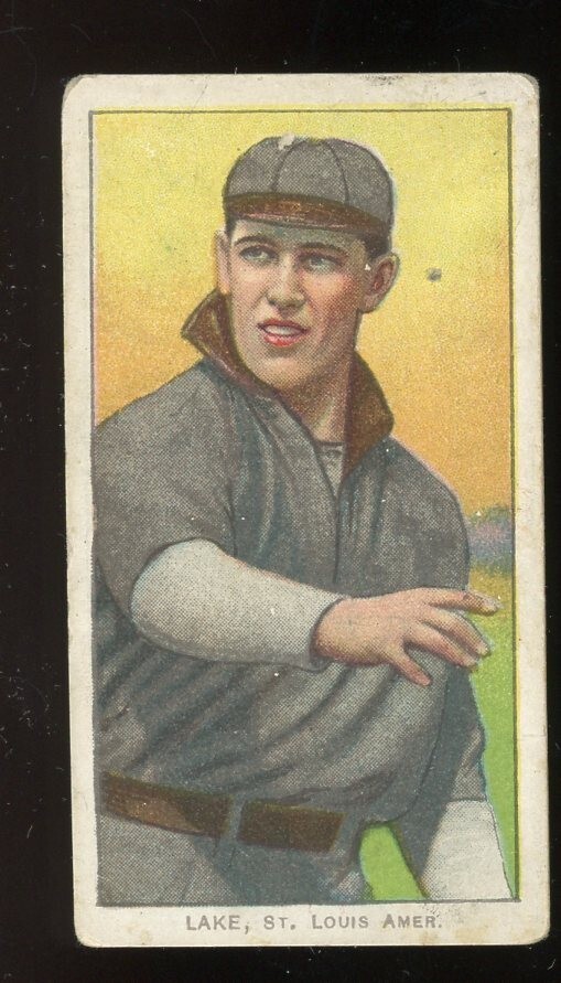 1909-11 T206 Baseball #274 Joe Lake (St. Louis No Ball In Hand) Polar Bear VG