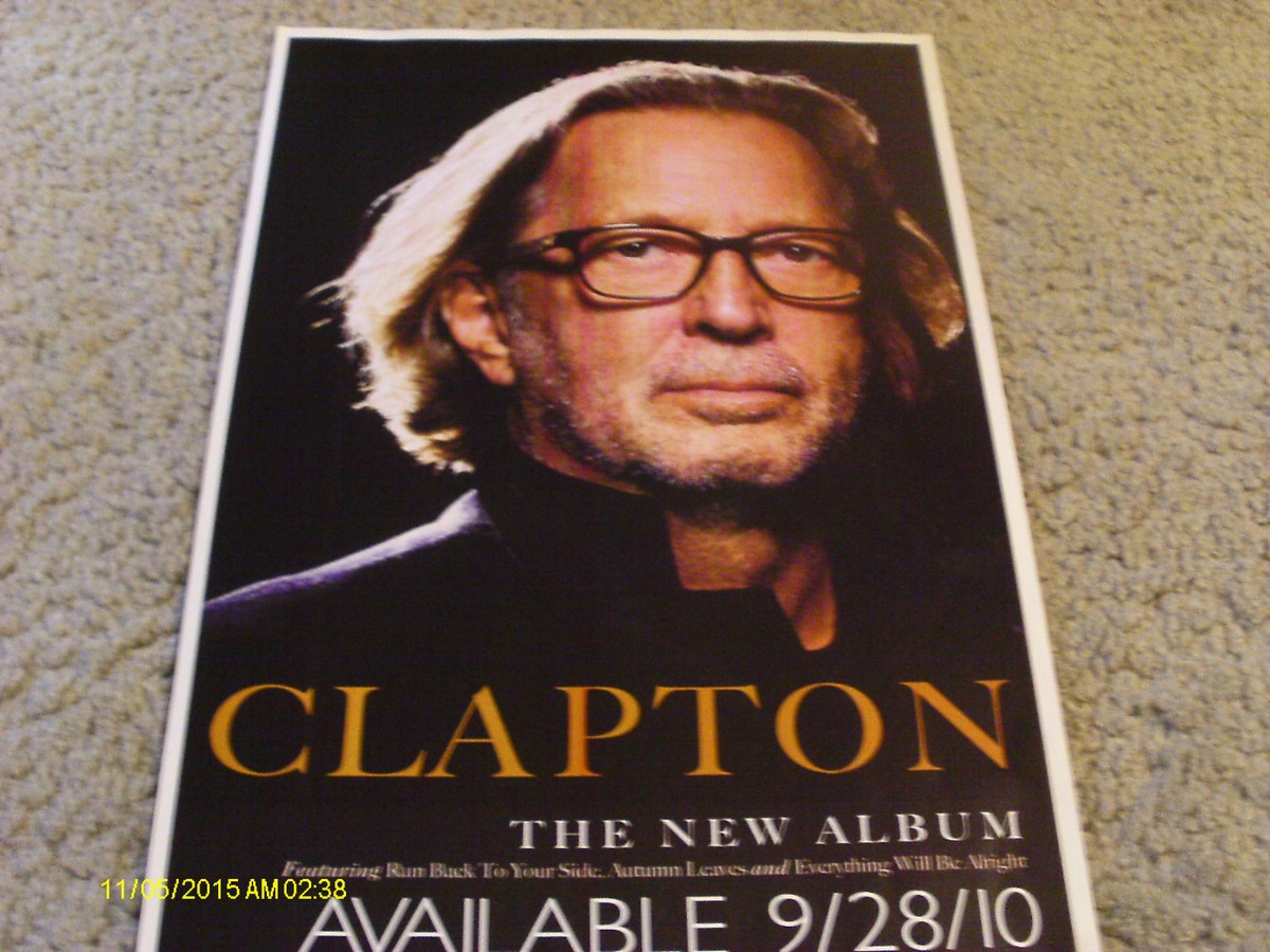 Eric Clapton 2010 New Album Promo Mini Poster | eBay