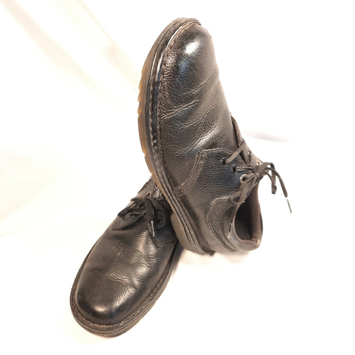 Dr Doc Martens Hampshire Black Slip Resistant Work Shoes 