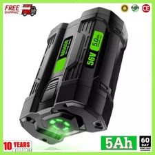 56V 5.0Ah Li-ion Battery For EGO BA1400T BA5650 56V BA4200 BA2800 ST1502LB