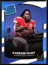 Kareem Hunt 2017 Donruss Rated Rookie #332 CHIEFS ROOKIE RC Football Card. rookie card picture