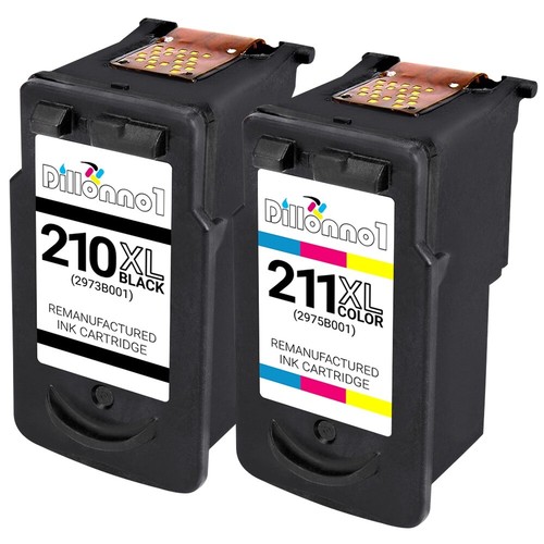 2PK PG 210XL CL 211XL Ink For Canon PIXMA MP480 MP490 MP495 MP499 MX410 MX420 - Picture 2 of 2