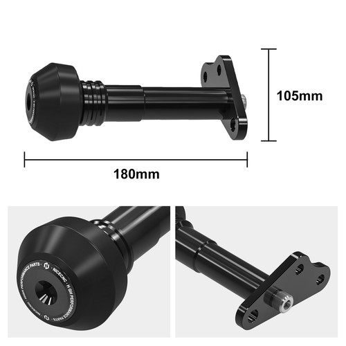 Protector de choque deslizadores de motor delantero NICECNC para Suzuki DRZ400S DRZ400SM 2000-2024 - Imagen 5 de 8