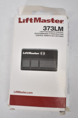LiftMaster 373LM Security+ 3 Button Garage Door Opener Remote Control Black