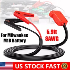 For Milwaukee M18 Power Battery Jumper Starter Jump Kit 8 AWG Auto Booster Cable