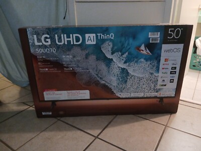 未開封品 LG UHD AI ThinQ50 4K 50インチ テレビ LG UHD AI THINQ WEBOS 50UQ70 REAL 4K 50