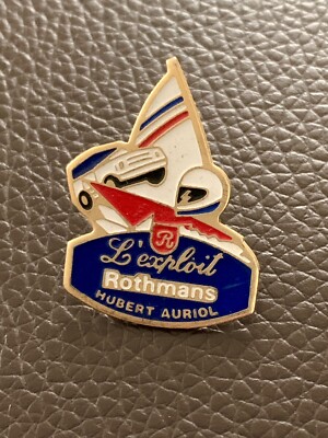 Pin's Rally / Segelboot Rothmans - L exploit Hubert Auriol