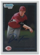 2010 Bowman Chrome Prospects #BCP193B Dan Tuttle RC SP Auto Cincinnati Reds