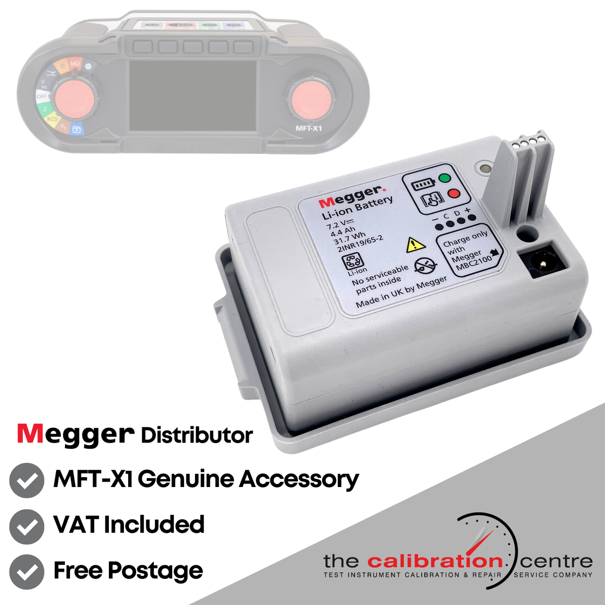 Megger MFT-X1 + EVX Adapter Set - Komplettlösung für die Prüfung von EV-Ladestationen | MMS16391