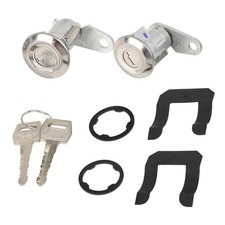 Pair Door Lock Cylinder with 2 Keys for Ford for Ranger 1983-1991 for Ford E-...