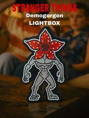 Stranger Things USB LIGHTBOX Demogorgon Lamp LED Deko Geschenk Licht NEU