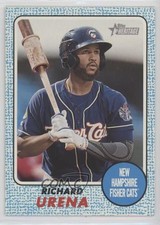 2017 Topps Heritage Minor League Edition Blue 31/99 Richard Urena #67 fm0
