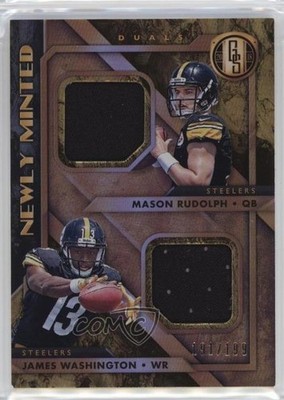2018 Panini Gold Standard /199 Mason Rudolph James Washington #10 Rookie RC 8p7