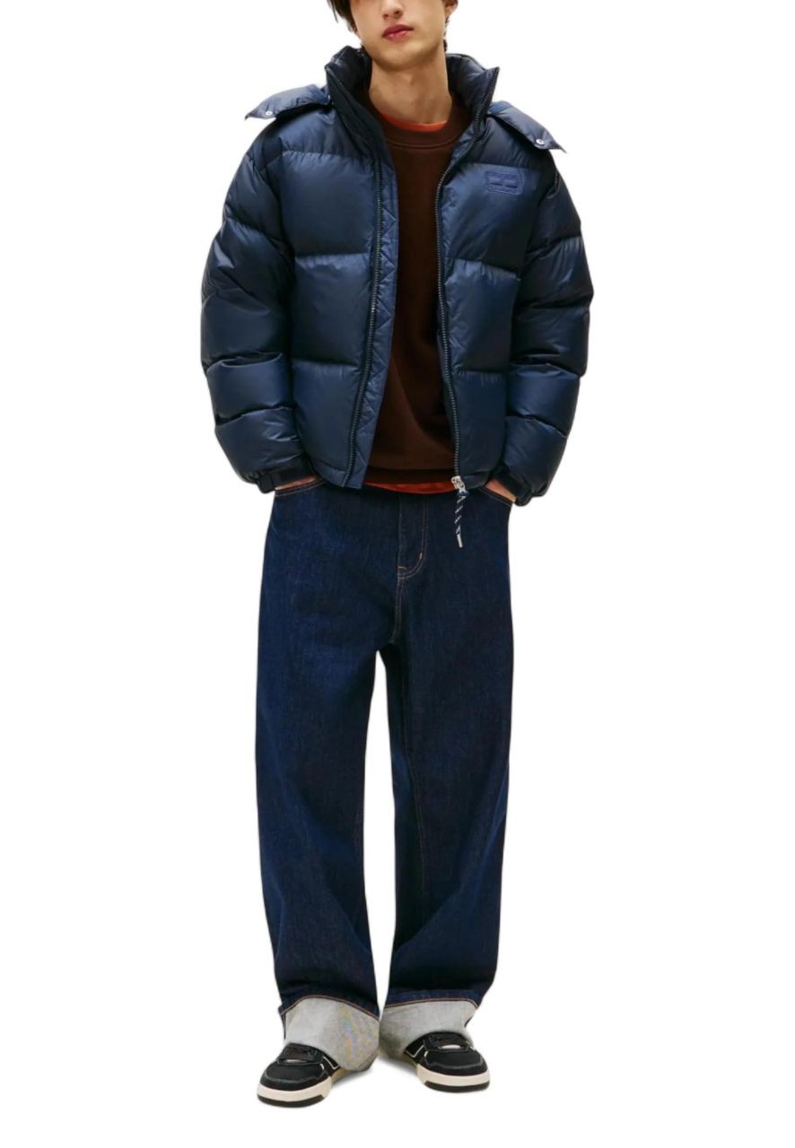Tommy Hilfiger Jeans Abbigliamento Uomo Giubbotti Giubbotto XL Blu DM0DM22036