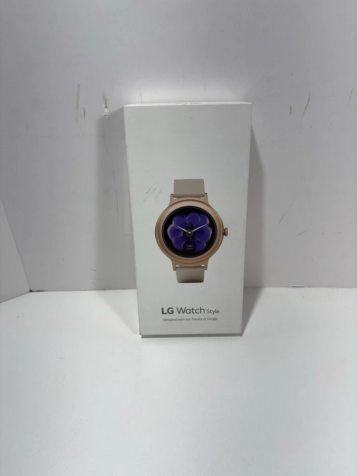 LG Warch Estilo LGW270 Titanio Inteligente con Android Wear Oro Rosa COMO NUEVO Foto 3 de 4