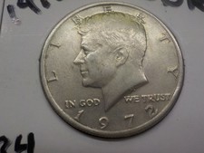 1972 P KENNEDY HALF DOLLAR ERROR, STRONG DDR-STATES OF AMERICA, SEE PICS K-34