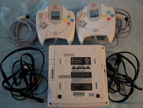 SEGA Dreamcast HKT-3020 Home Console - White AS IS! Comes with 7 games!