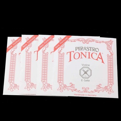 Pirastro Tonica Silber Violine Saiten Saiten 4/4 4 Stück/Set Neu DE-