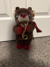 Rudolph The Red Nosed Reindeer Playing Saxophone