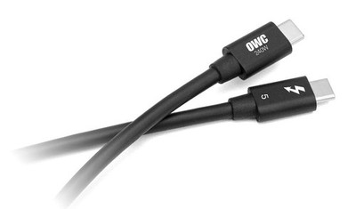 OWC THUNDERBOLT 5 (USB-C) 2.0 METER (78.7 ) CABLE - BLACK - UP TO 80GB/S DATA SP