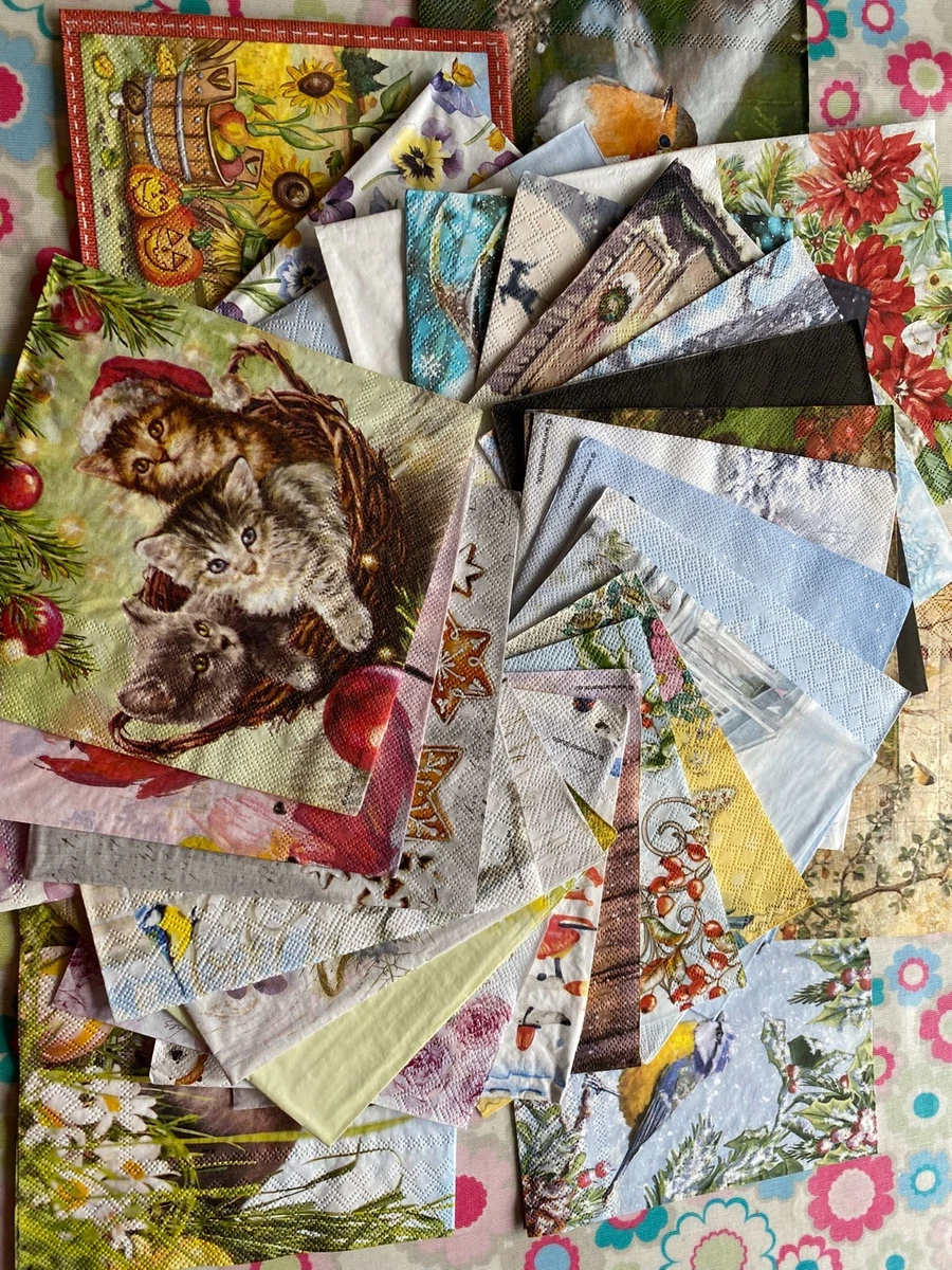 Tovaglioli Di Carta Velina Maki 3 Strati - Per Decoupage, Pranzi E
