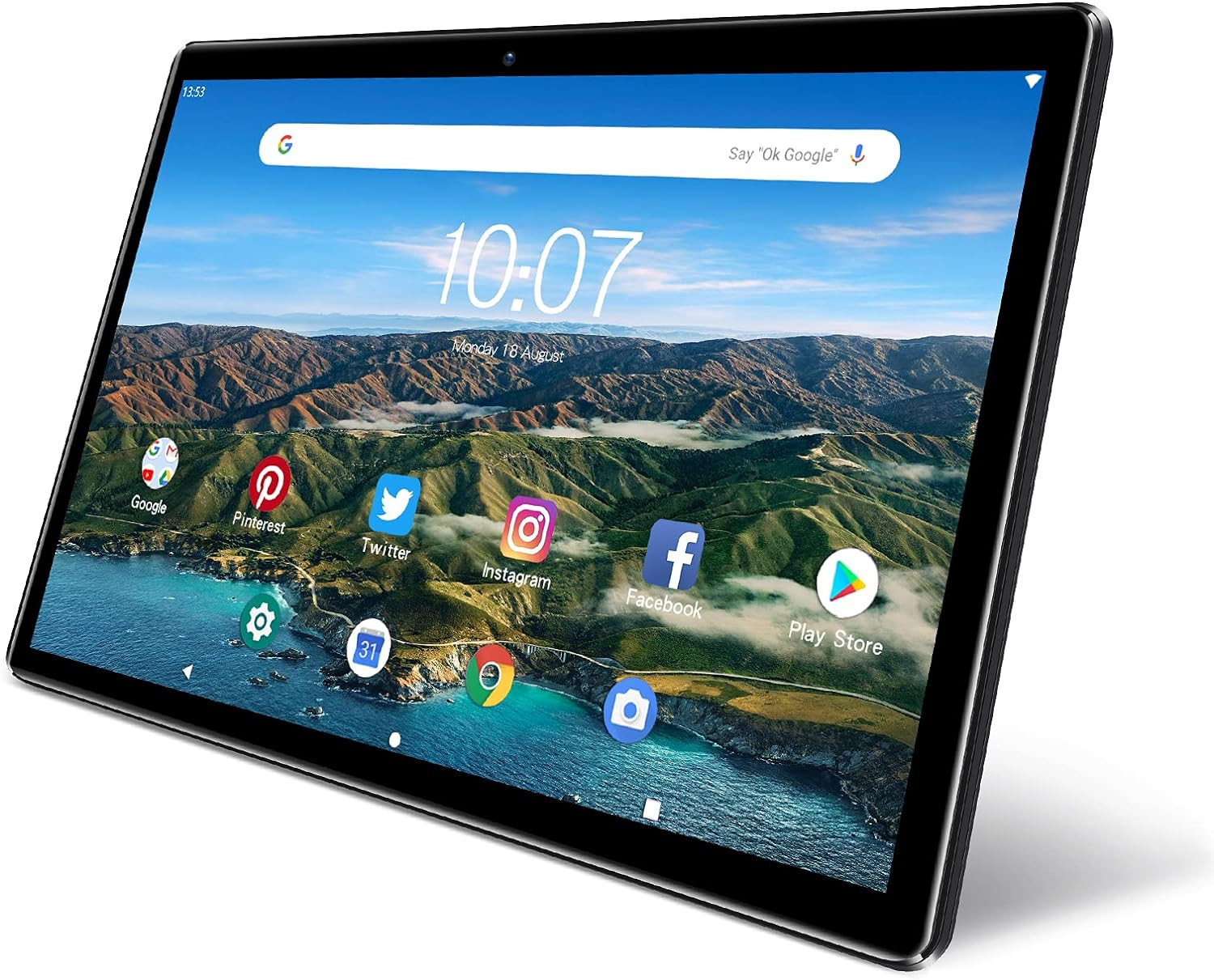Tablet Android 13 10 Pollici 64GB | Schermo HD Quad Core Espandibile 512GB