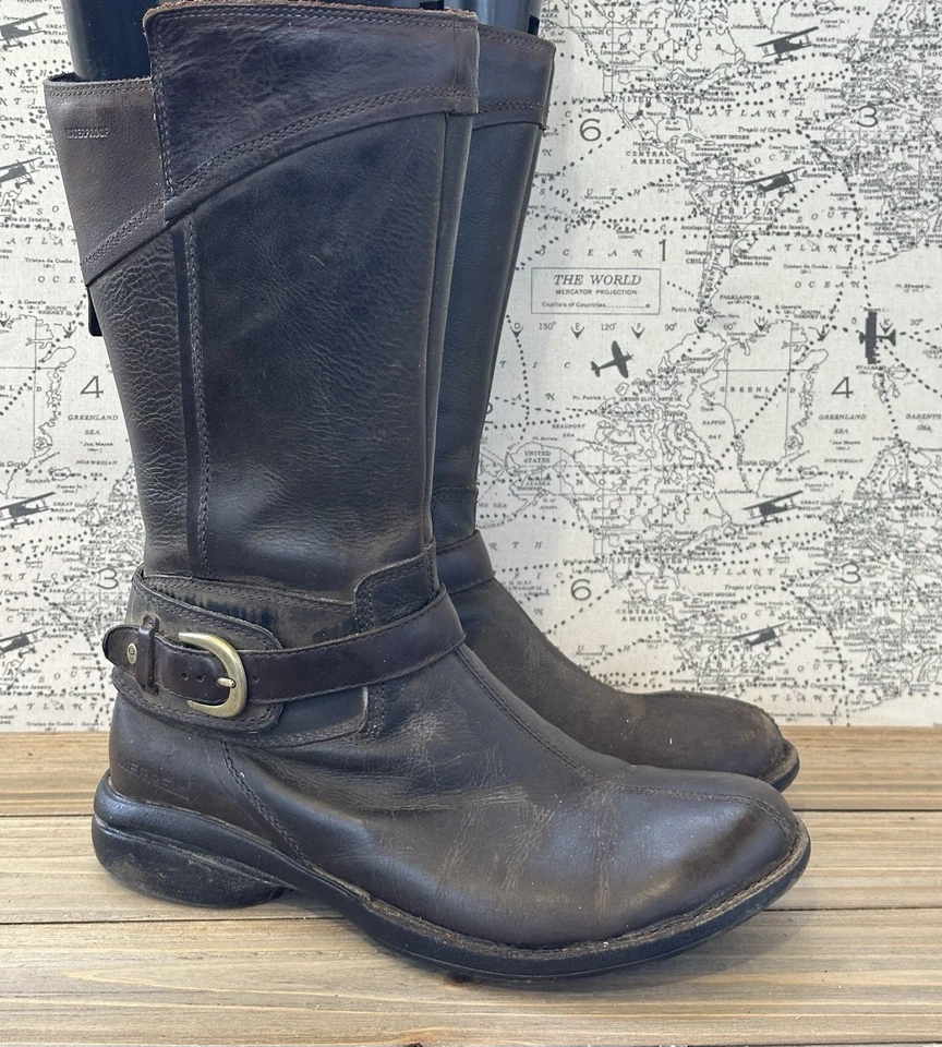 Merrell Captiva Buckle Waterproof Boots J69128 Size 8.5 Comfort City Work - Image 3 of 4