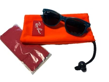 Ray Ban RJ 9052S New Wayfarer JR Kids Sunglasses 47-15-125 Blue/ Teal Gray Lens