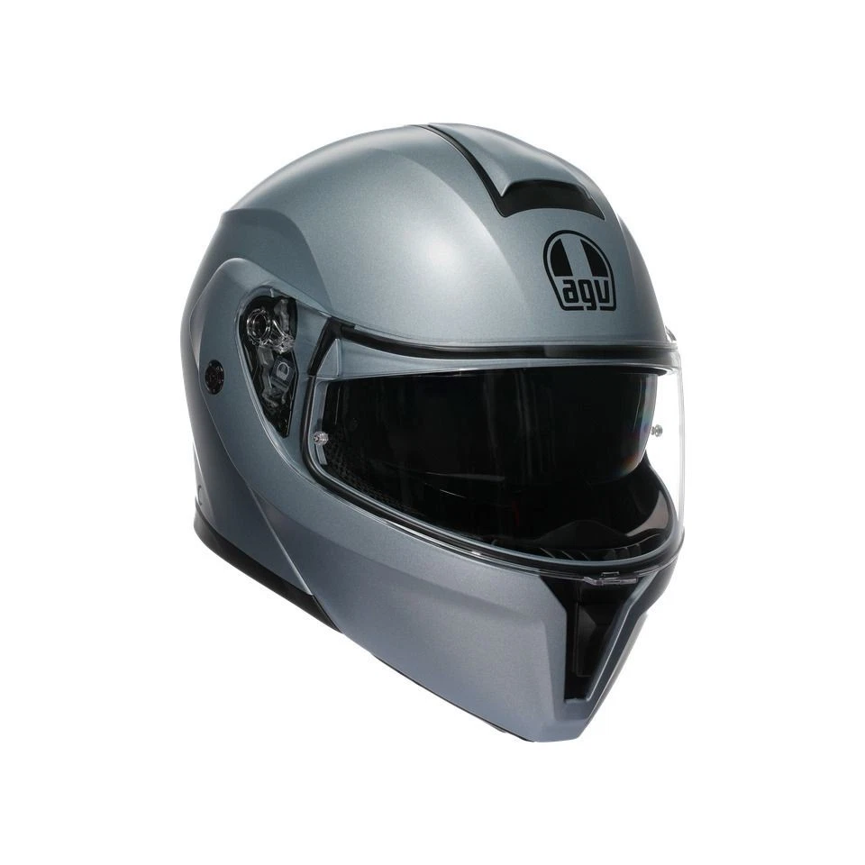Casco Modulare AGV STREETMODULAR Mono Matt Silver - Image 2 of 4