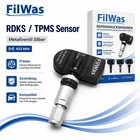 4x FilWas TPMS TPMS Sensor 433MHz Silver Fits Honda Civic FL