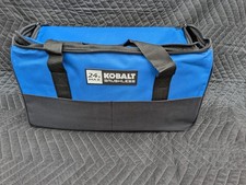 New Genuine Kobalt Blue Black Polyester 19-inch Heavy Duty Tool Bag