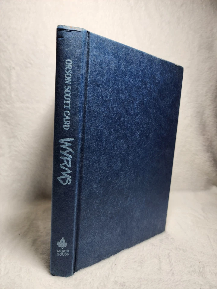 SIGNED Wyrms by Orson Scott Card Vintage 1987 HC DJ, Sci Fi Award Winning Author - Image 4 of 4