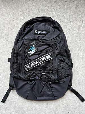 NEW Authentic Supreme FW23 3D Logo Backpack Black Box Logo