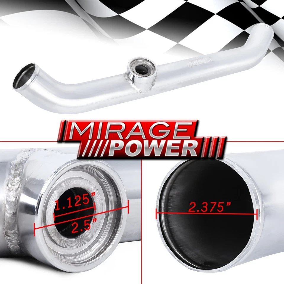 FMIC Aluminum Front Mount Intercooler + Piping Kit For 89-97 Mitsubishi Mirage - Image 2 of 4
