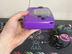 Sega Game Gear Console - Recapped, LCD Screen Mod, Cleaned, New Purple Shell