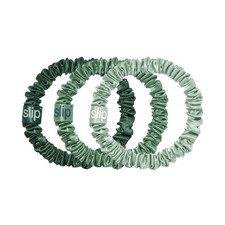 SLIP Silk Hair Ties Skinny Scrunchies, No 1 Count Pack of 3 , Fresh