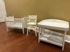 American Girl Bitty Baby Doll Crib Vintage Retired Nursery Furniture — photo 1
