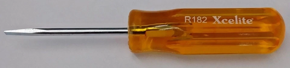 Xcelite R182V 4-5/8" Slotted Screwdriver 1/8" USA - Image 3 of 4